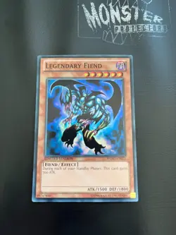 YUGIOH LEGENDARY FIEND SUPER RARE WGRT-EN021 LIMITED EDITION - Image 1