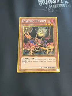 YUGIOH LONEFIRE BLOSSOM GOLD RARE PGLD-EN034 - Image 1