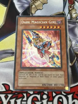 YuGiOh Dark Magician Girl CT2-EN004 Limited Edition Secret Rare LP - Image 1