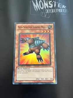 YUGIOH NEO-SPACIAN GRAND MOLE SUPER RARE RYMP-EN007 1ST EDITION - Image 1