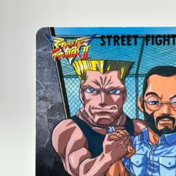 Guile Nash Street Fighter Ⅱ2 Trading Card TCG Carddass Capcom Japanese 1995 - Image 3