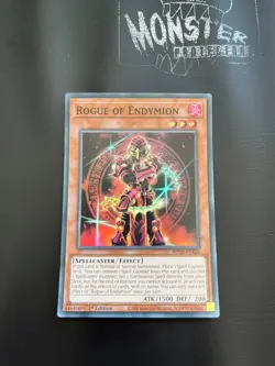 YUGIOH ROGUE OF ENDYMION SUPER RARE MP20-EN146 1ST EDITION - Image 1