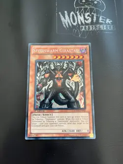 YUGIOH STEELSWARM GIRASTAG SECRET RARE HA05-EN049 1ST EDITION - Image 1