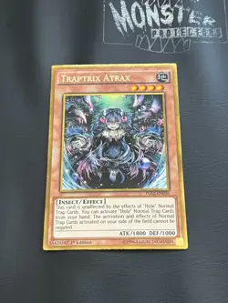 YUGIOH TRAPTRIX ATRAX GOLD RARE PGL2-EN036 1ST EDITION - Image 1