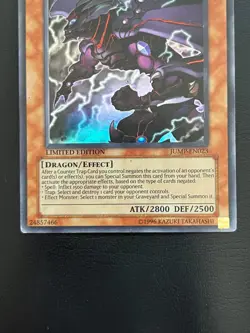 YUGIOH VAN'DALGYON THE DARK DRAGON LORD ULTRA RARE JUMP-EN023 LIMITED ED PLAYED - Image 4