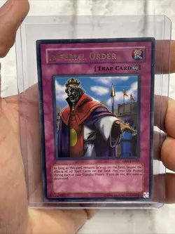Yu-Gi-Oh! Imperial Order DB1-EN086 Unlimited Ultra Rare LP/NM Card Yugioh! Holo - Image 2