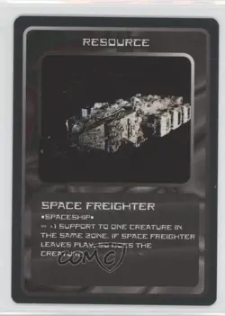 1996 Doctor Who - Collectible Card Game Card Game Space Freighter 6b1 - Image 1