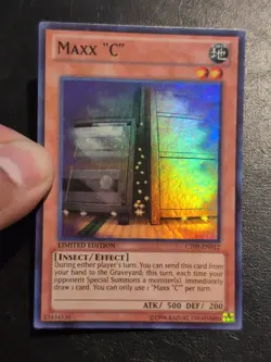 Yu-Gi-Oh! SUPER RARE HOLO CARD MAXX "C" CT09-EN012 LP - Image 3