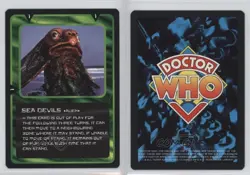 1996 Doctor Who - Collectible Card Game Card Game Sea Devils 2e7 - Image 3