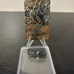 VINTAGE Burger King Pokemon#39 Jigglypuff 23k Gold Plated card 1999. with case - Image 2