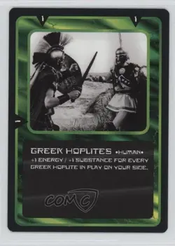 1996 Doctor Who - Collectible Card Game Card Game Greek Hoplites 2e7 - Image 1