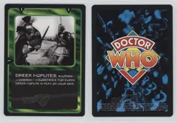 1996 Doctor Who - Collectible Card Game Card Game Greek Hoplites 2e7 - Image 3