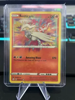 Reshiram 017/072 - Shining Fates - Amazing Rare Holo Pokemon TCG Card NM - Image 1