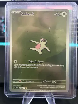 Slakoth 212/191 Pokemon Surging Sparks SV Illustration Rare Full Art Card NM - Image 1