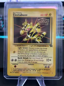 Electabuzz - 2 - Pokemon Wizards Black Star Promo Card WB NM - Image 1