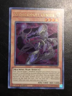 Yu-Gi-Oh! ULTRA RARE HOLO CARD NEHSHADDOLL GENIUS GFTP-EN006 1ST NM - Image 1