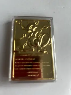 1999 Vintage Limited Edition Pokemon Newtwo 23K Gold Plated Card. Preowned. - Image 2