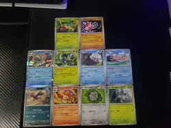 Pokemon Tcg - Paradox Rift 10 Card Lot (2 Holo) - Image 1