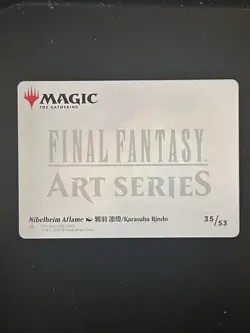 Nibelheim Aflame Art Series 35/53 Final Fantasy MTG Card - Image 2