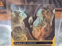 123 Plaza of Heroes GALAXY FOIL STELLAR SIGHTS BORDERLESS Edge of Eternities MTG - Image 3