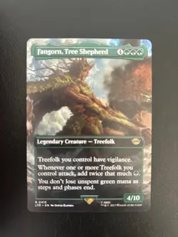 Fangorn, Tree Shepherd (Borderless) Mtg Lord Of The Rings Regular Rare 415 - Image 1
