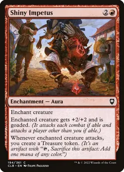 Shiny Impetus C Foil #194 | CLB Battle for Baldur's Gate | MTG - Image 1