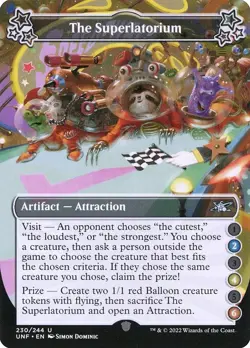 The Superlatorium U Borderless Foil #230b | UNF Unfinity | MTG - Image 1