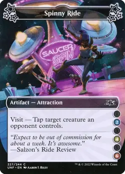 Spinny Ride C Borderless Foil #227b | UNF Unfinity | MTG - Image 1