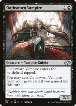 Oathsworn Vampire U Regular #70 | J22 Jumpstart 2022 | MTG - Image 1