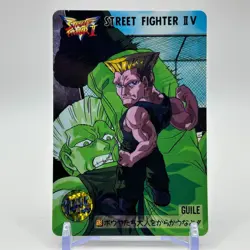 Guile Street Fighter Ⅱ2 Trading Card TCG Carddass Capcom Japanese 1995 #19 - Image 1