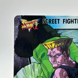 Guile Street Fighter Ⅱ2 Trading Card TCG Carddass Capcom Japanese 1995 #19 - Image 3