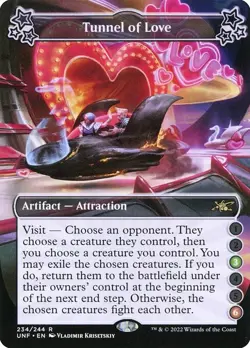 Tunnel of Love R Borderless Foil #234b | UNF Unfinity | MTG - Image 1