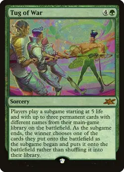 Tug of War M Galaxy Foil #445 | UNF Unfinity | MTG - Image 1