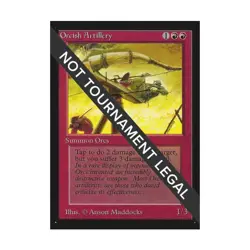 WOTC MtG International Ed. Orcish Artillery (U) NM - Image 1