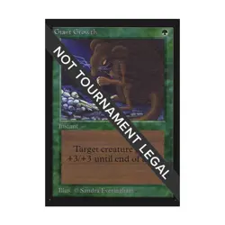 WOTC MtG International Ed. Giant Growth (C) NM - Image 1