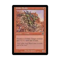 WOTC MtG Onslaught Goblin Sledder (C) (Foil) EX - Image 1