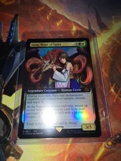Yuna, Hope of Spira (0517 - Extended Art) Foil, Final Fantasy, MTG TCG - Image 1
