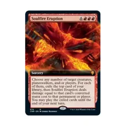 WOTC MtG Commander Legends Soulfire Eruption (Extended Art) (MR) (Foil) EX - Image 1