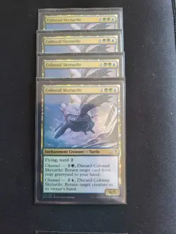 x1 Colossal Skyturtle Kamigawa: Neon Dynasty Foil MTG NM - Image 1
