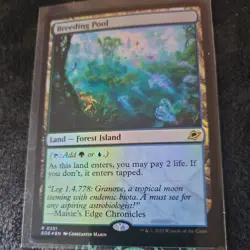 Breeding Pool - Foil 0251 EOE NM MTG Magic the Gathering - Image 1