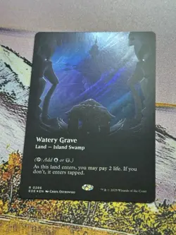 Foil - Watery Grave (Borderless) - 286 / NM / English MTG - Image 3
