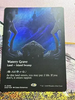 Foil - Watery Grave (Borderless) - 286 / NM / English MTG - Image 5