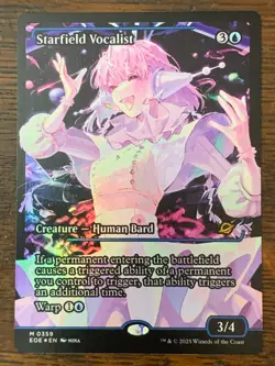 MtG - Starfield Vocalist - 0359 - Edge of Eternities - Showcase - Foil - Image 1