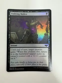 Undying Malice Foil MTG Magic the Gathering Card NM Near Mint VOW - Image 1