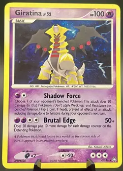 Pokemon TCG: Giratina Legends Awakened 4/146 Holo Rare LP - Image 1