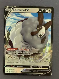 2019-2023 Pokemon SWSH Black Star Promos Dubwool V #SWSH049 - Image 1