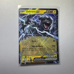 Pokemon TCG Zekrom ex 034/086 Double Rare Black Bolt NM - Image 1