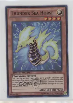 Thunder Sea Horse YuGiOh Series 10 Collectors Tins Limited Edition Promo q5p - Image 1