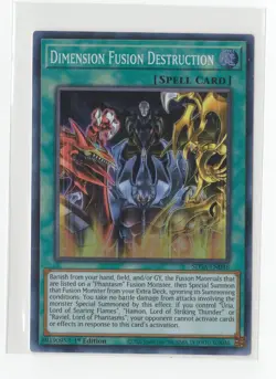 YuGiOh Dimension Fusion Destruction SDSA-EN046 super rare holo Nm - Image 1