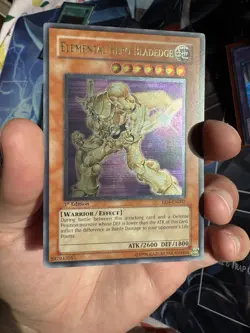 🗡Elemental HERO Bladedge EEN-EN007 Ultimate Rare 1st Ed NM YuGiOh GX HERO⚔ - Image 1